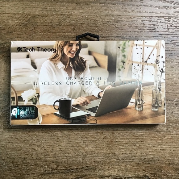 New Aduro Tech Theory USB Powered Wireless Charger & Mug Warmer Desk O… - Picture 1 of 3